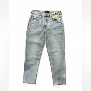 Classic Blue Denim Mom Jeans